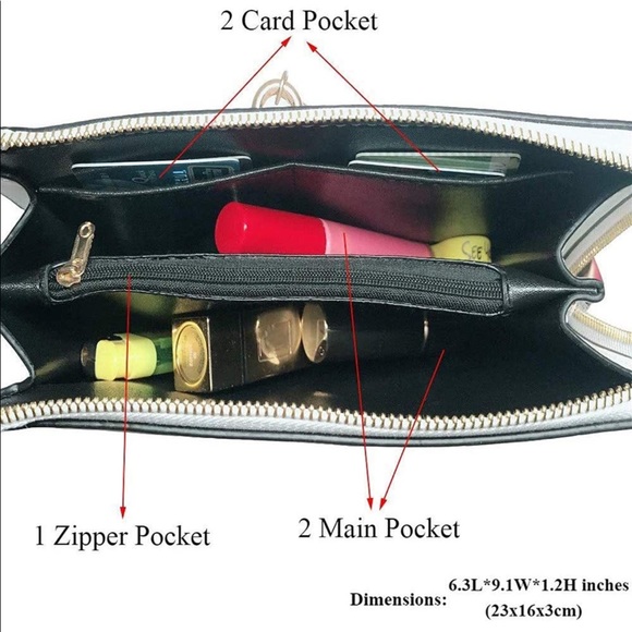 BRAND NEW WOMENS SMALL FASHION CROSSBODY BAG NWT - Picture 5 of 6